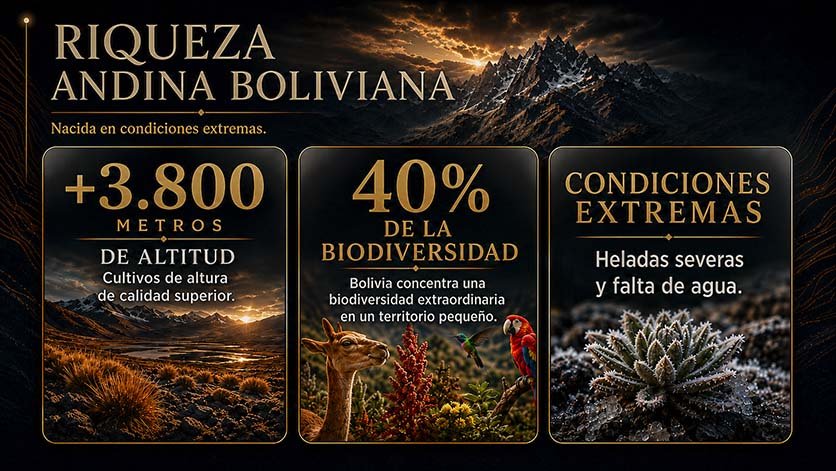 Riqueza nutricional de los Andes y la Amazonía